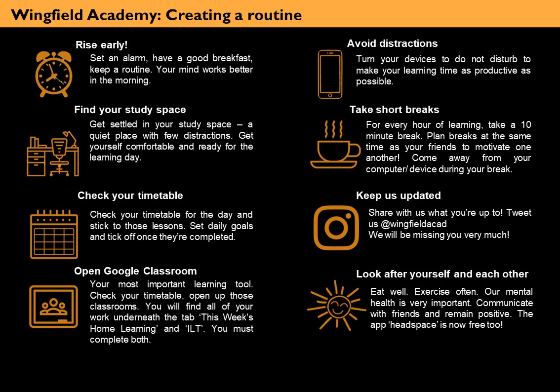 Home Education Routine Uk Home Learning : Thorpe Hesley Primary School